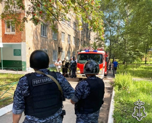 В Нижнем Новгороде подразделения Росгвардии приняли участие в пожарно-тактических учениях